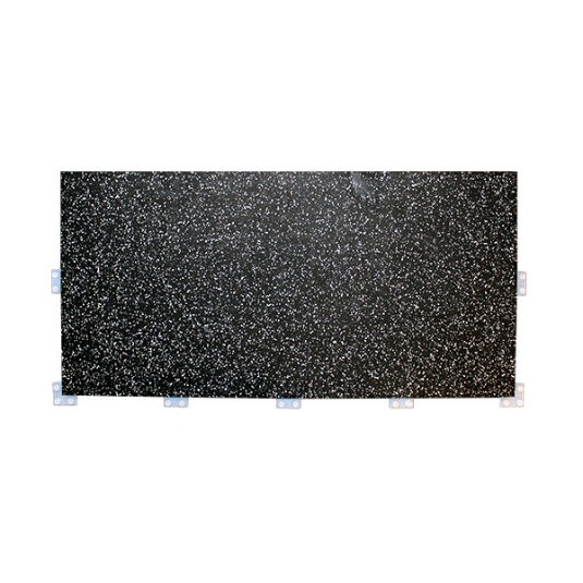 GymGear 30mm Premium Black Rubber Tile (1m x 0.5m / Grey Fleck)