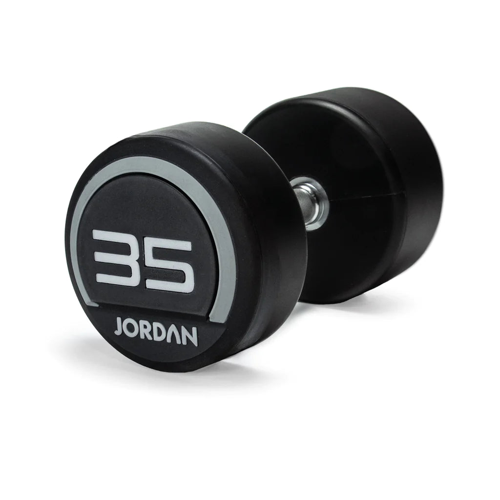 JORDAN Urethane Dumbbells Pairs and Sets- Up to 75kg (Gray)
