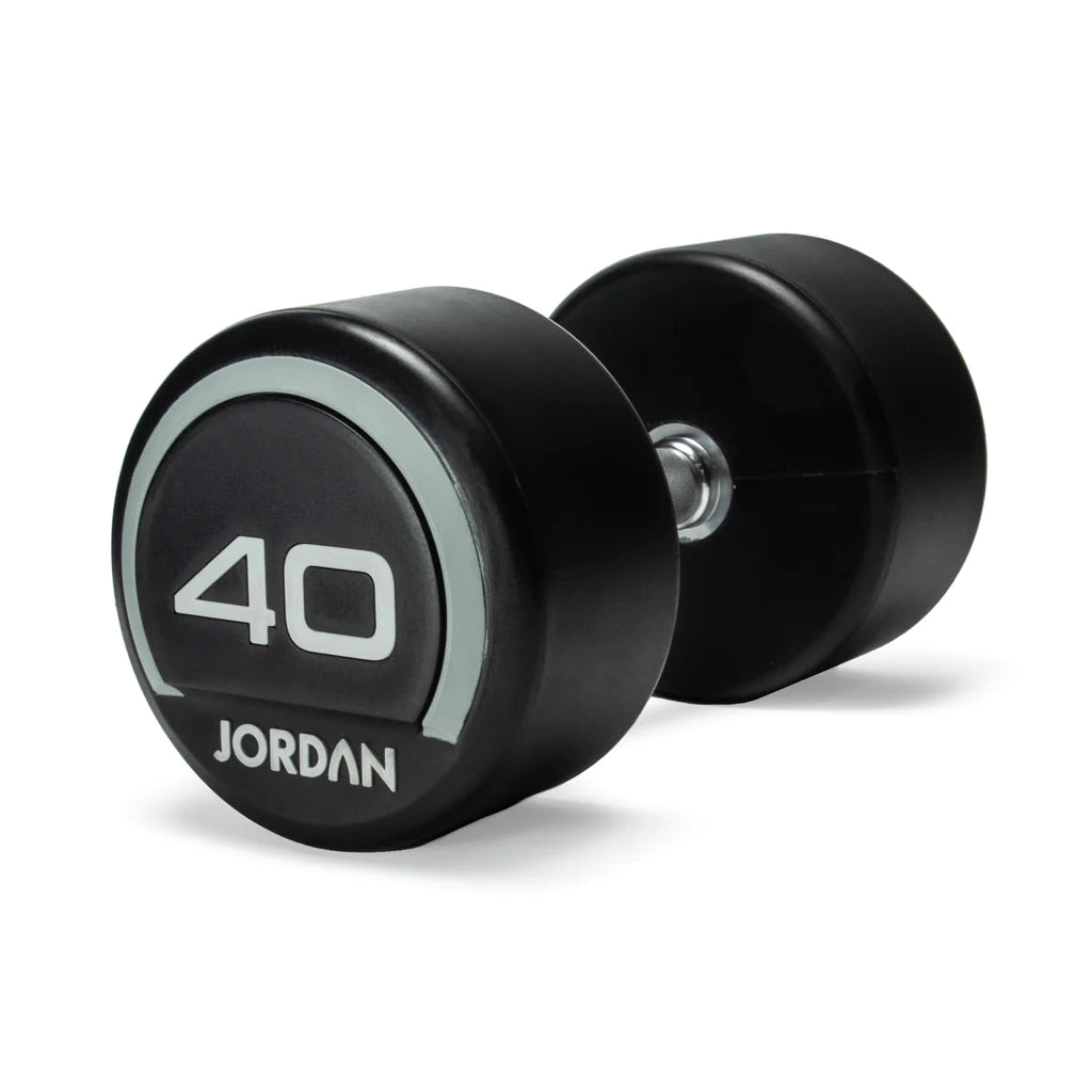 JORDAN Urethane Dumbbells Pairs and Sets- Up to 75kg (Gray)