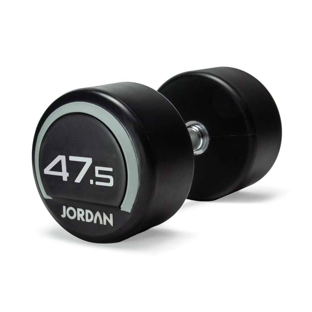 JORDAN Urethane Dumbbells Pairs and Sets- Up to 75kg (Gray)