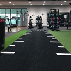 GymGear Black, Green and Red Sprint Track (Start, Finish & 0.5 Meter Line Markings)
