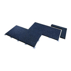 GymGear 20mm Premium Black Rubber Tile (1m x 0.5m / Grey fleck)