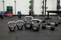 Escape Fitness Nucleus SBX Kettlebells.