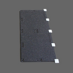 GymGear 20mm Premium Black Rubber Gym Floor Tile (1m x 0.5m / Black)