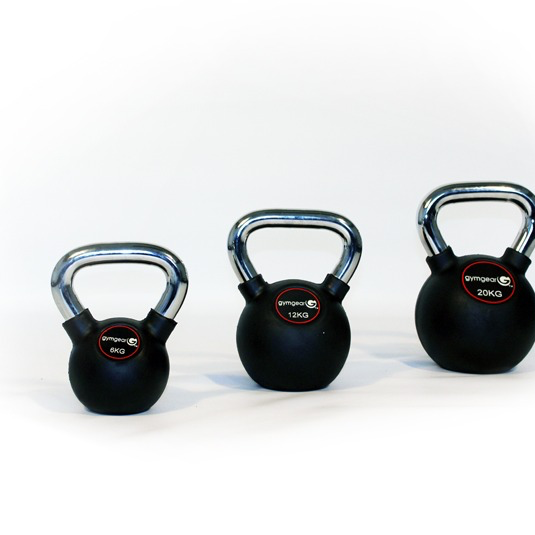 GymGear 24kg Rubber Kettlebell