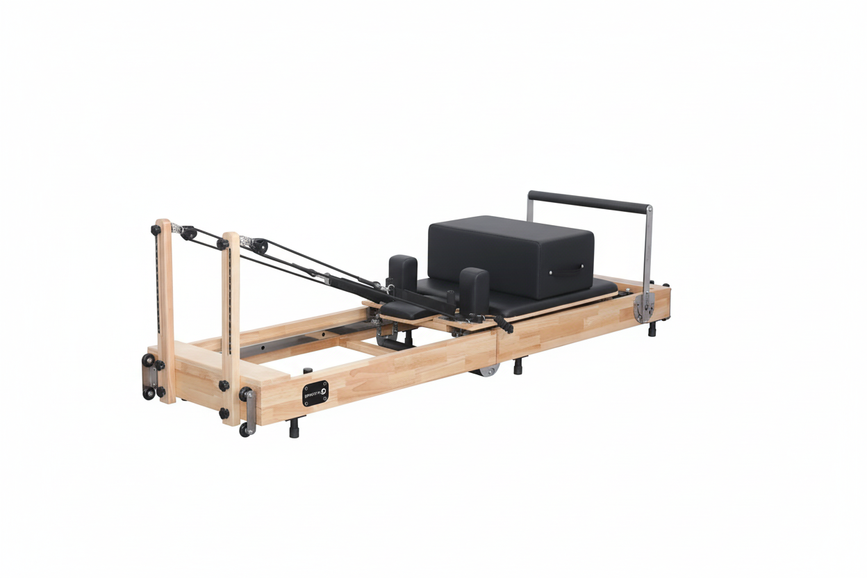 GymGear Foldable Reformer Oak
