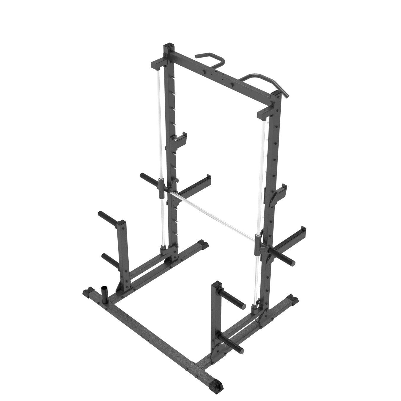 GymGear Pro Series Plate Loaded, Half Cage Smith Machine
