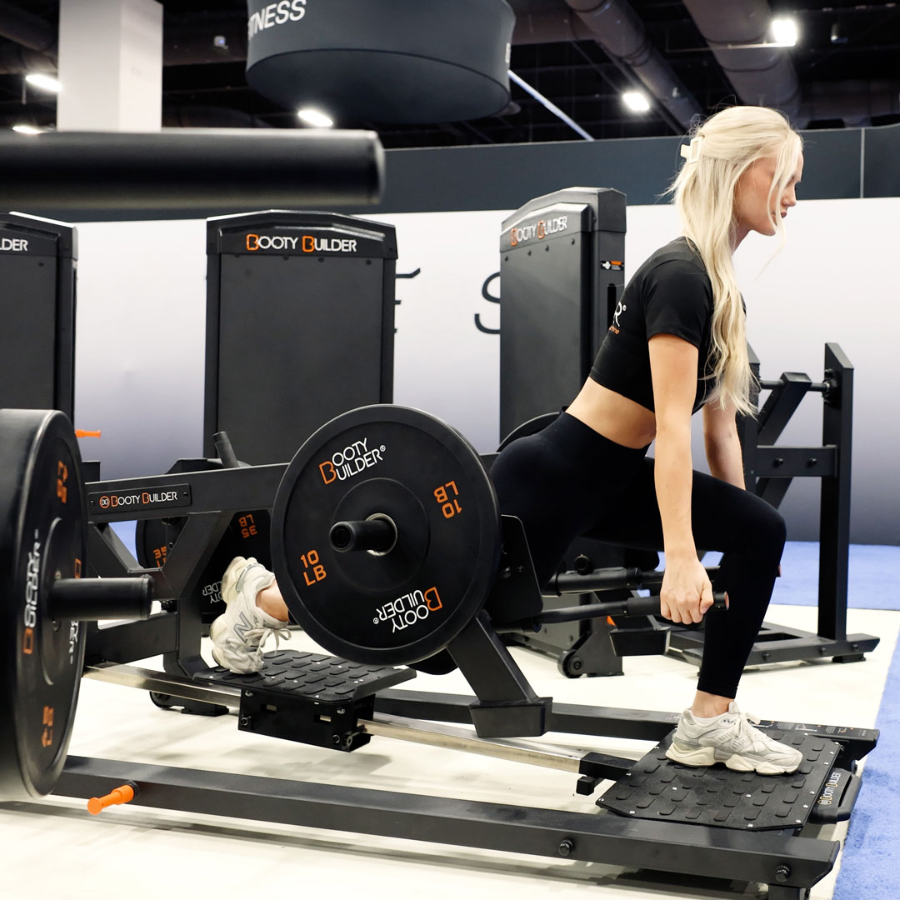 Booty Builder Plate-Loaded Reverse Lunge Machine
