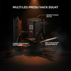 Booty Builder Selectorised Multi Leg Press & Hack Squat Machine