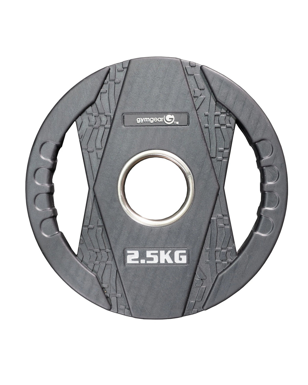 GymGear Rubber Olympic Weight Plates (Dual Grip)