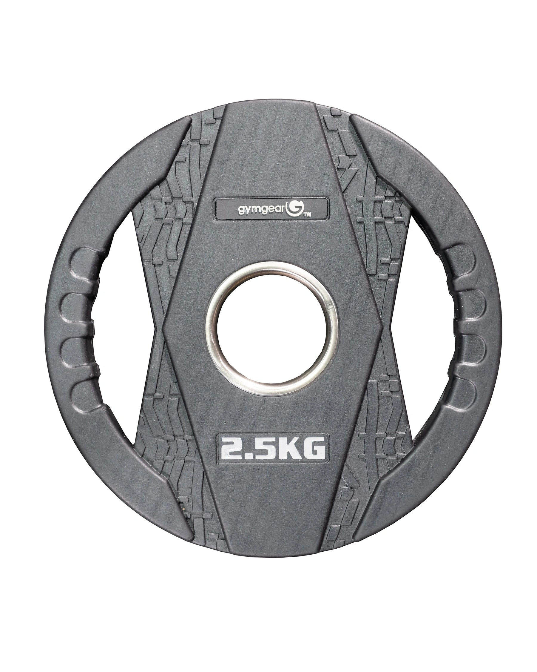 GymGear Rubber Olympic Weight Plates (Dual Grip)