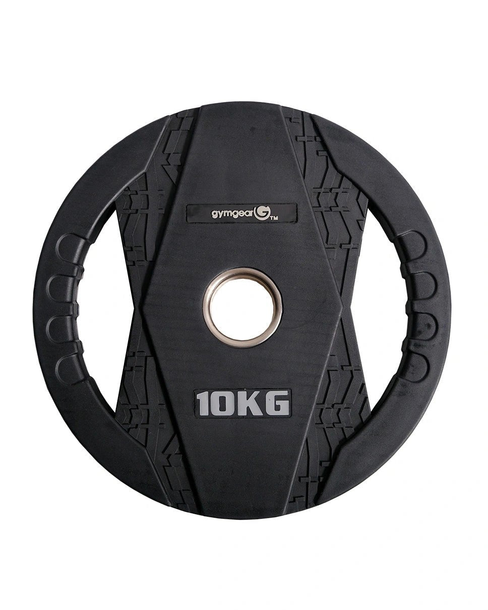 GymGear Rubber Olympic Weight Plates (Dual Grip)