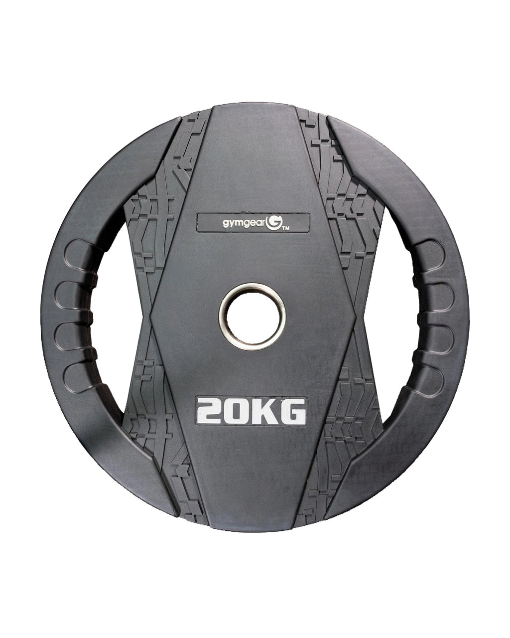 GymGear Rubber Olympic Weight Plates (Dual Grip)