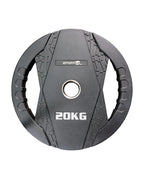 GymGear Rubber Olympic Weight Plates (Dual Grip)