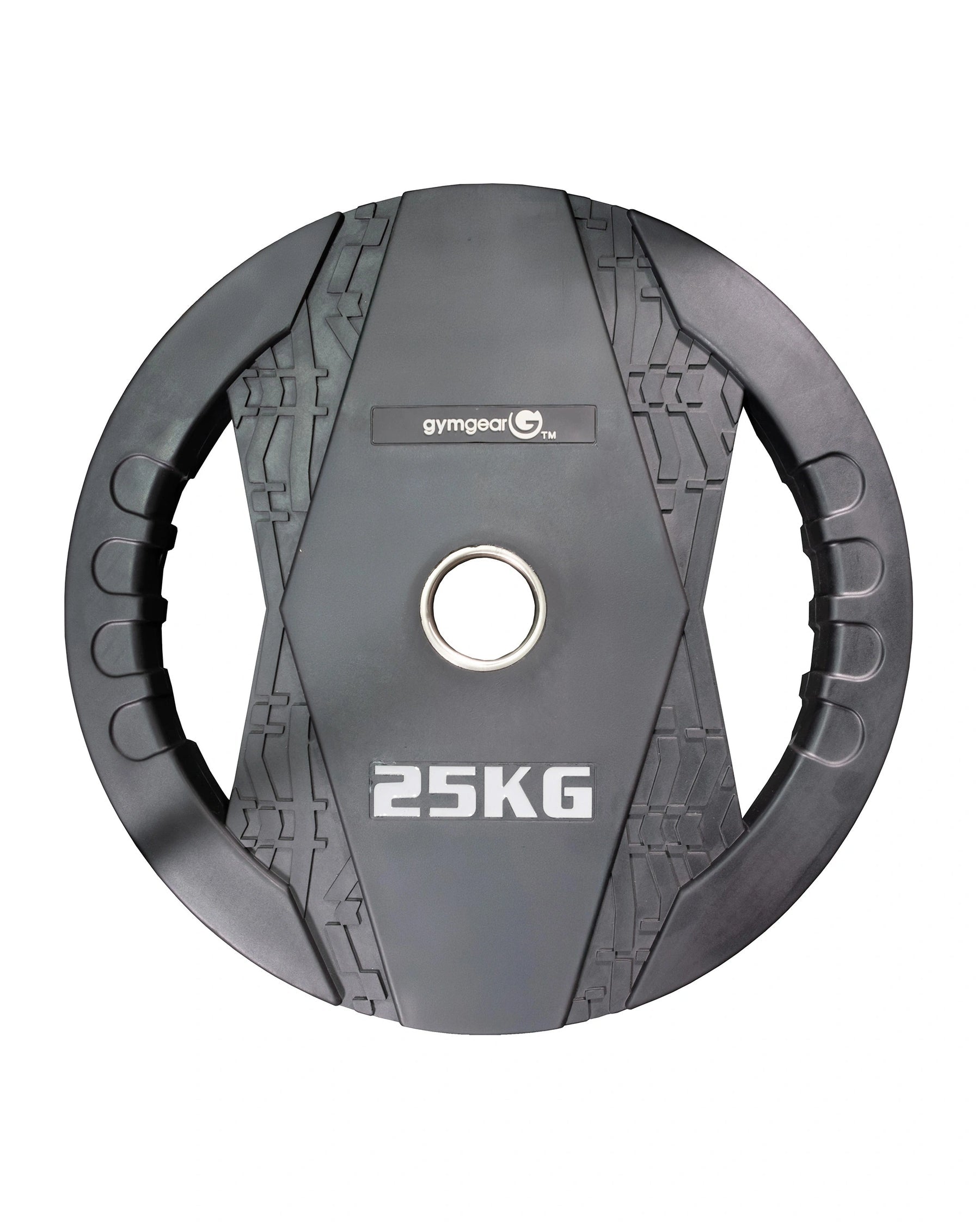 GymGear Rubber Olympic Weight Plates (Dual Grip)