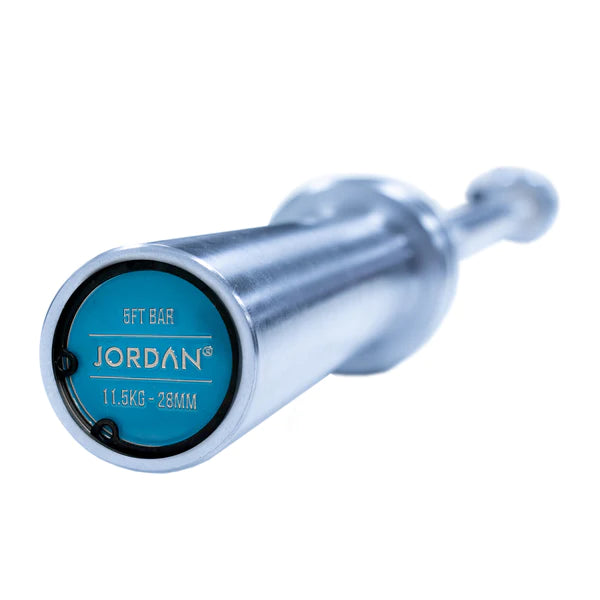 JORDAN Steel Series Straight Olympic Bars with bearings