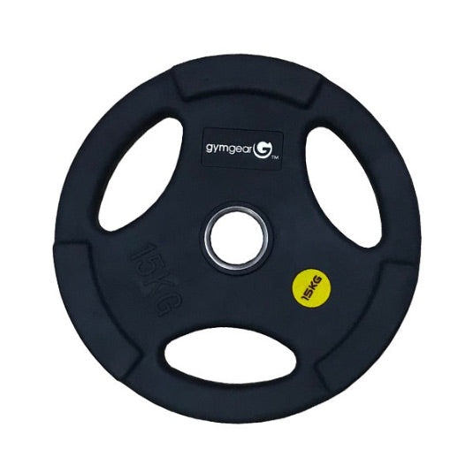 25kg Urethane Olympic Weight Plates (Tri-Grip)