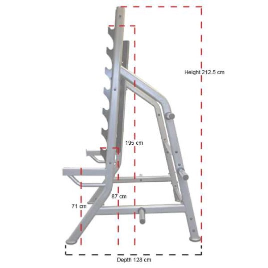 GymGear Pro Series, Commercial Squat Rack