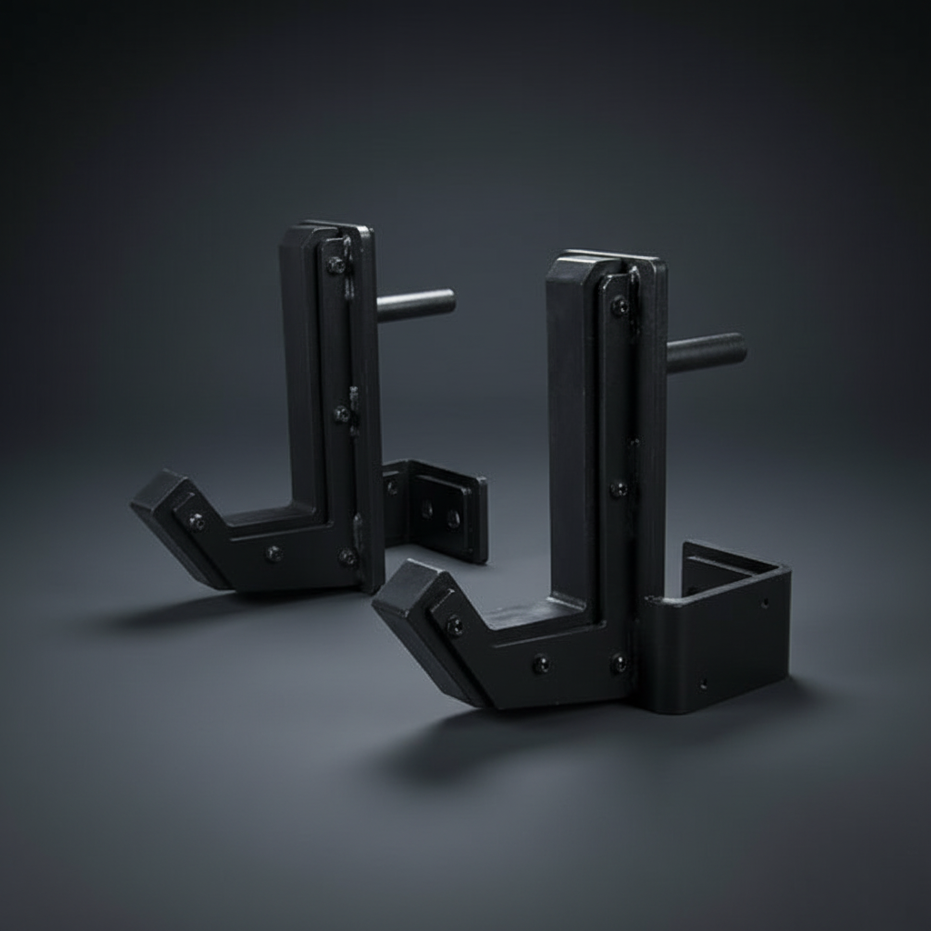 JORDAN J75 J-Hooks commercial rack attachment — matte black finish