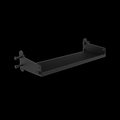JORDAN J75 Storage Shelves — commercial rack attachment matte black finish
