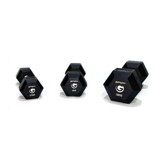Rubber Hex Dumbbell Set 2.5kg -25kg 