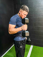 GymGear Rubber Hex Dumbbell Set 2.5-25kg