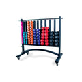 JORDAN Hex Neoprene Studio Dumbbell Sets And Racks